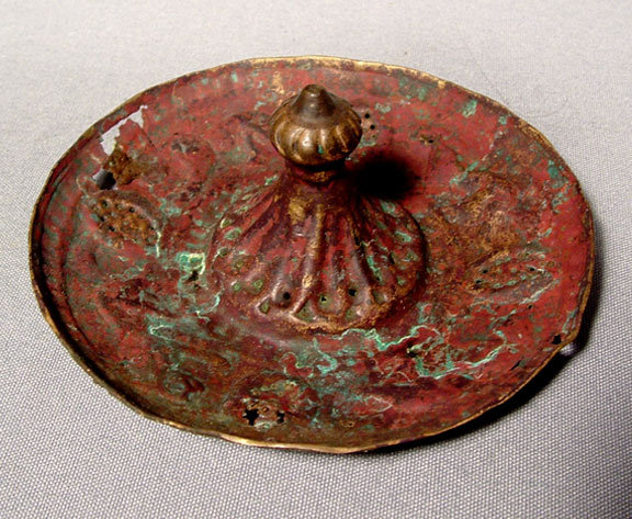 Antique Seljuk Bronze Tray, 12th Century