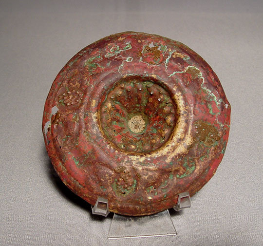 Antique Seljuk Bronze Tray, 12th Century