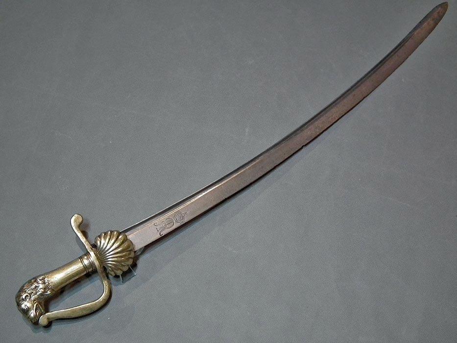 Antique 18th Century Polish Saxon Swiss Guards Sword of Augustus II the Strong King Of Poland