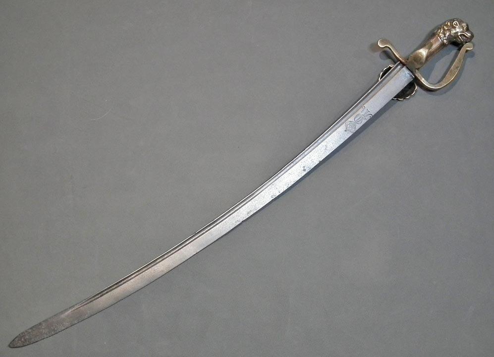 Antique 18th Century Polish Saxon Swiss Guards Sword of Augustus II the Strong King Of Poland