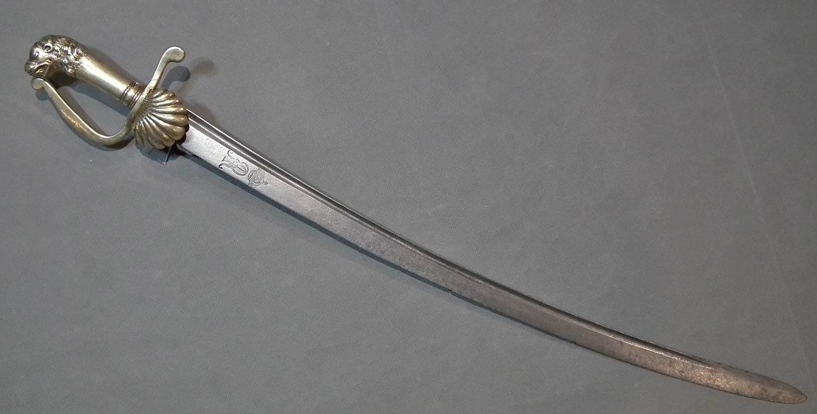 Antique 18th Century Polish Saxon Swiss Guards Sword of Augustus II the Strong King Of Poland