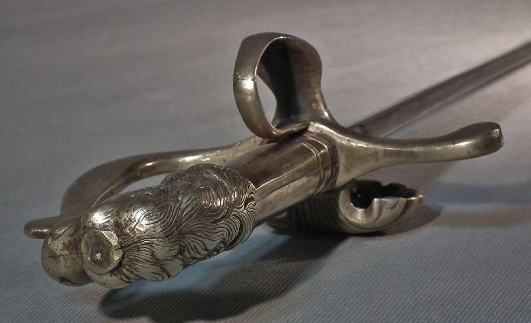 Antique 18th Century Polish Saxon Swiss Guards Sword of Augustus II the Strong King Of Poland