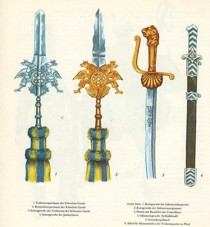 Antique 18th Century Polish Saxon Swiss Guards Sword of Augustus II the Strong King Of Poland