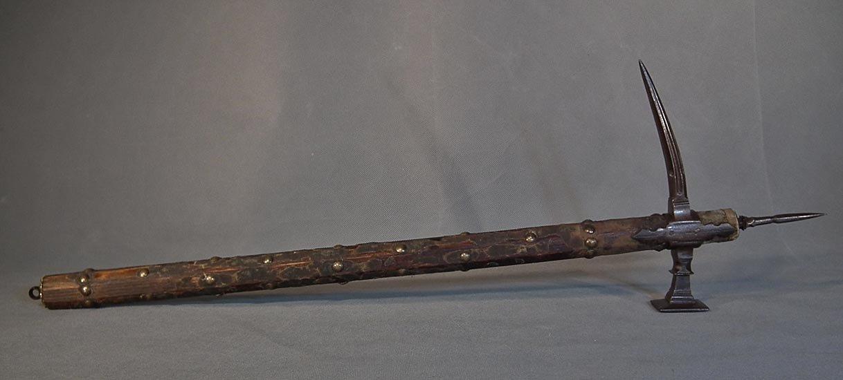 Antique late 16th Century Early 17th Century Polish Nadziak War Hammer