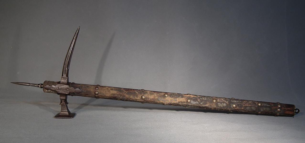 Antique late 16th Century Early 17th Century Polish Nadziak War Hammer