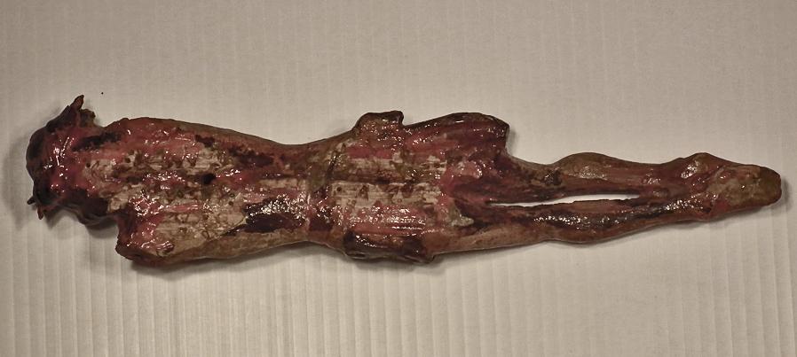 Antique 18th/19th century Spanish Colonial Santos Wood Sculpture Christ Corpus Christi