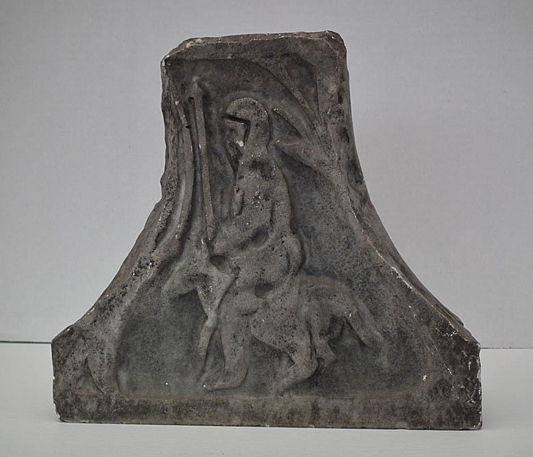 Antique Medieval Romanesque 11th -13th Century Marble Column Base