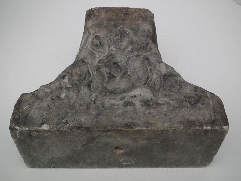 Antique Medieval Romanesque 11th -13th Century Marble Column Base