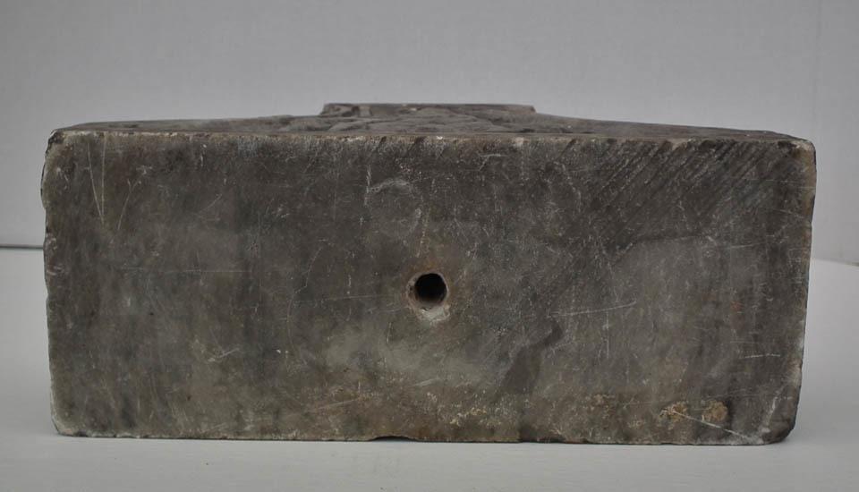 Antique Medieval Romanesque 11th -13th Century Marble Column Base