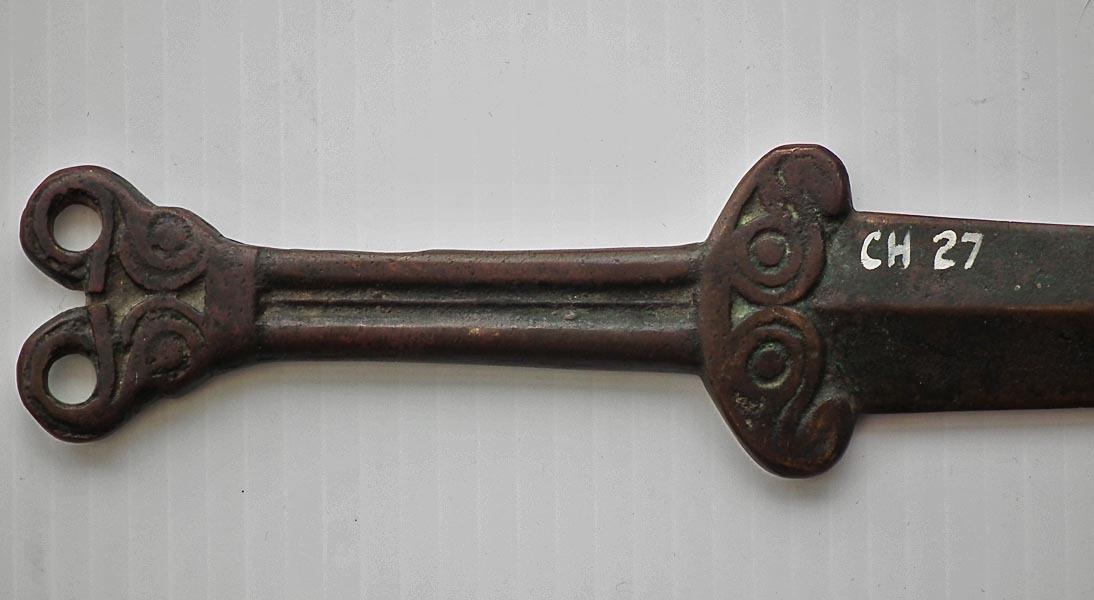 Ancient 5th - 4th century B.C. Scythian Bronze Short Sword Akinakes Acinaces Akinak