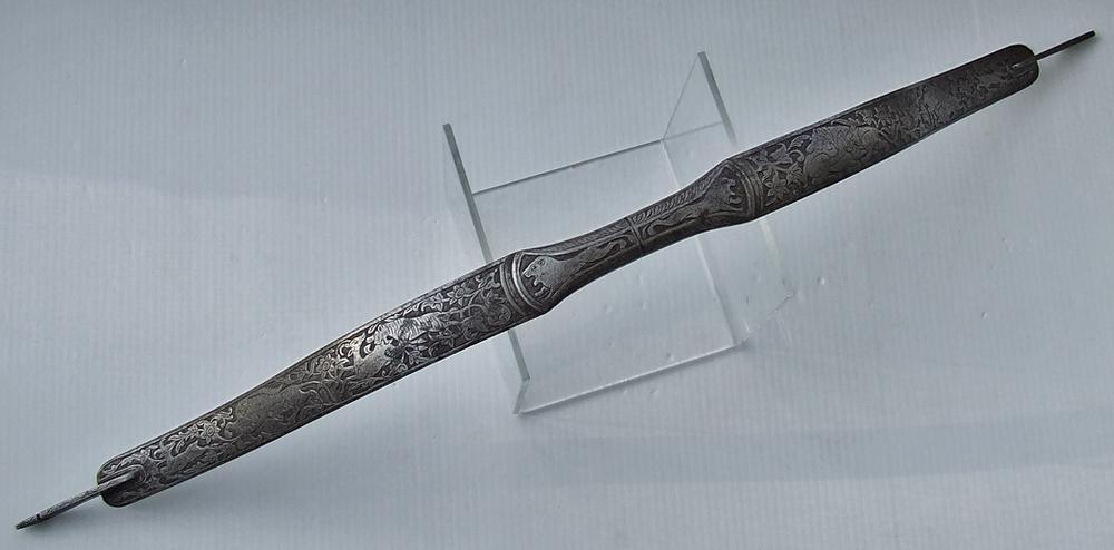 Antique 19th Century Indo Persian Islamic Recurved Steel Bow