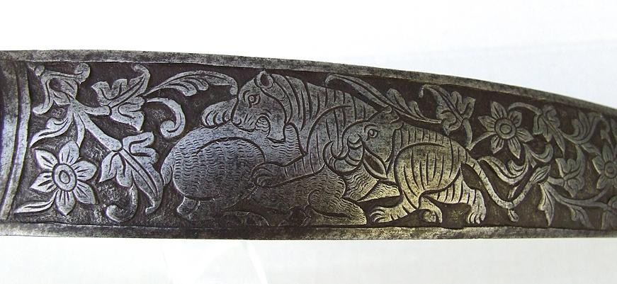 Antique 19th Century Indo Persian Islamic Recurved Steel Bow