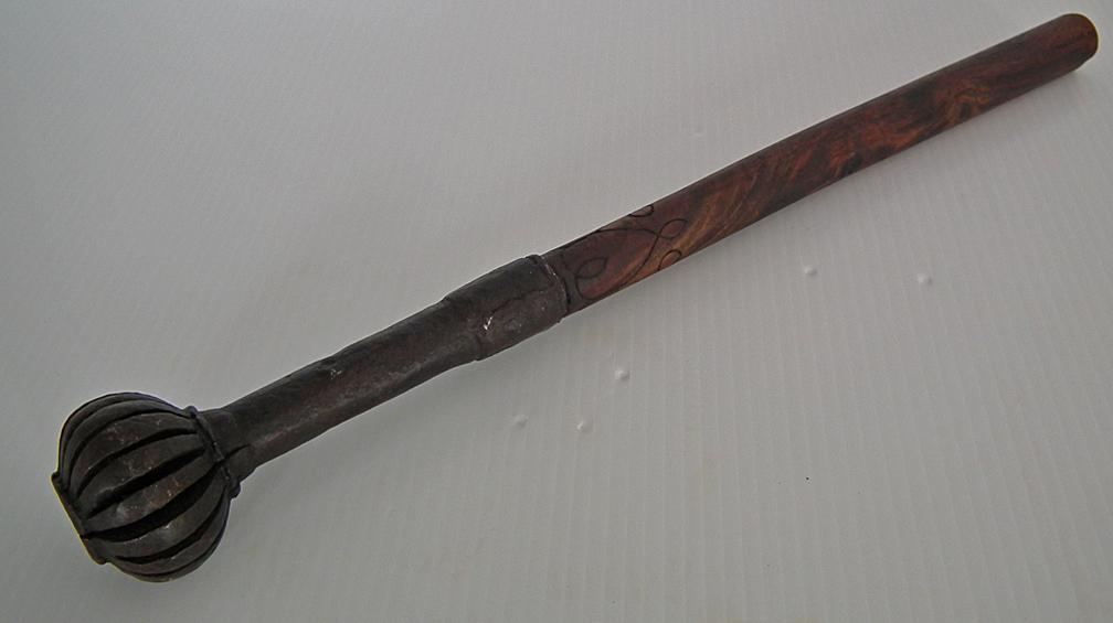 Antique 17th century Islamic Turkish Ottoman or Hungarian Mace Topuz - Buzogányok