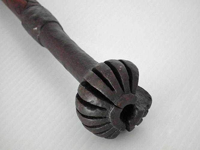 Antique 17th century Islamic Turkish Ottoman or Hungarian Mace Topuz - Buzogányok