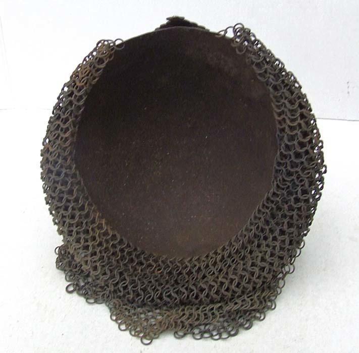 Antique 18th Century Islamic Mughal India Indo Persian Helmet Kulah-Khud
