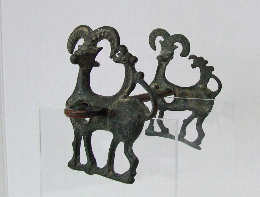 An Ancient Luristan Bronze Horsebit Circa 9th-7th century B.C.