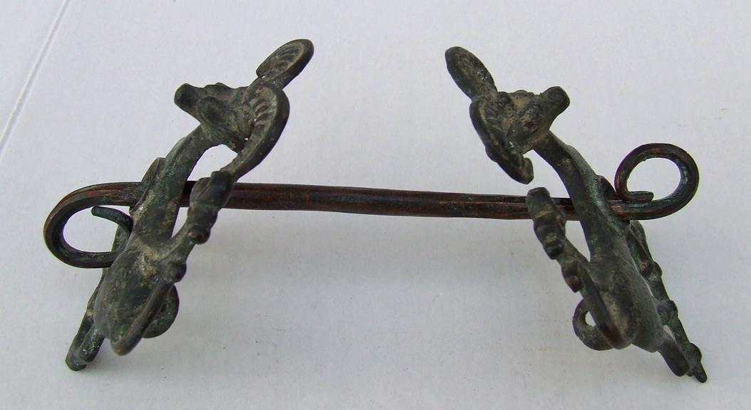 An Ancient Luristan Bronze Horsebit Circa 9th-7th century B.C.