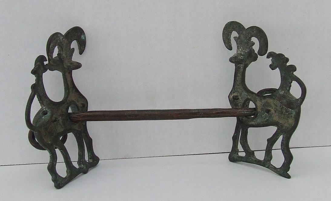 An Ancient Luristan Bronze Horsebit Circa 9th-7th century B.C.