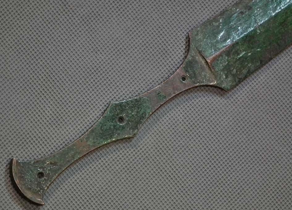 SOLD Ancient Pre-Roman Etruscan Villanovan Bronze Dagger Sword 9th - 7th Century B.C.