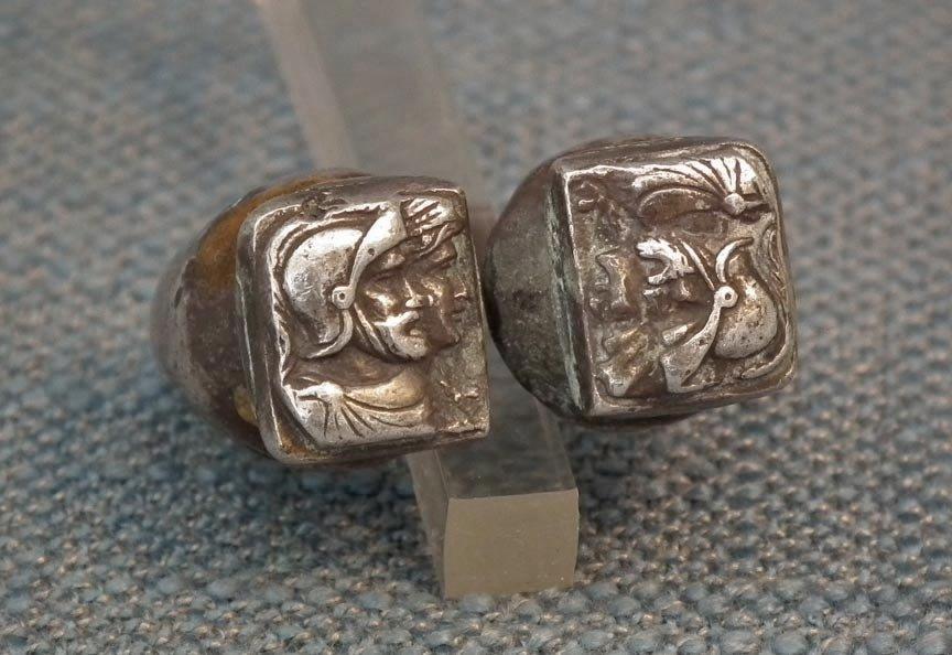 Ancient Roman 1st - 3rd century A.D. legionary Soldier Silver Ring