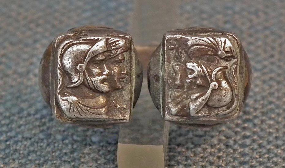 Ancient Roman 1st - 3rd century A.D. legionary Soldier Silver Ring