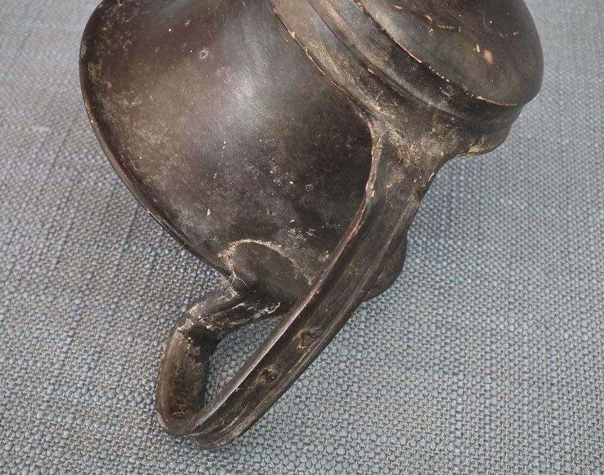 Rare Ancient South Italian Greek Or Etruscan 400 B.C Pottery Wine Cup Kantharos