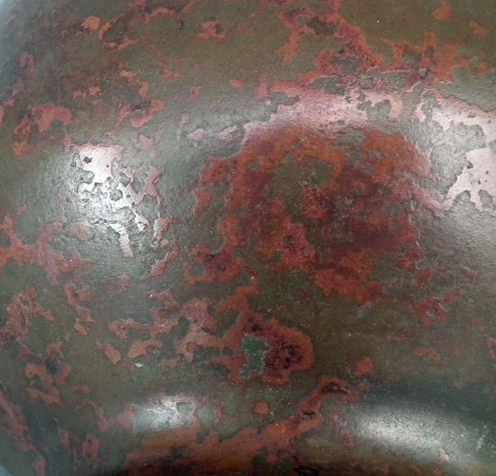 Antique Japanese Showa Period Large Bronze Vase With Murashido Patina