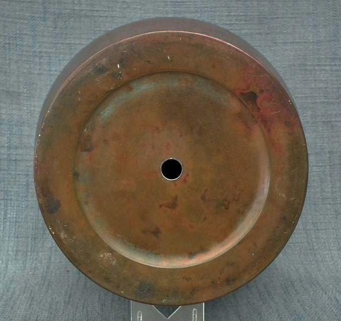 Antique Japanese Showa Period Large Bronze Vase With Murashido Patina