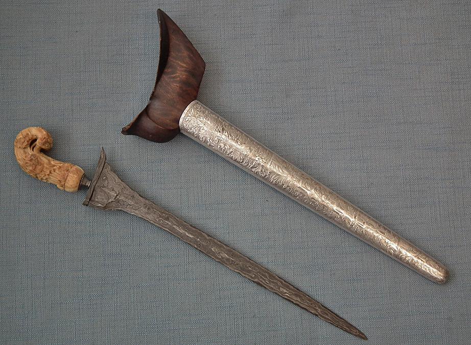 Antique Indonesian-Java Islamic Sword Dagger Madura Donoriko Kris Keris