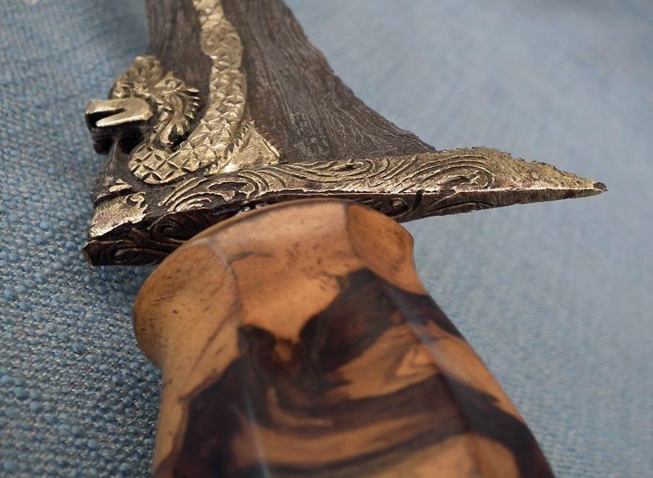 Antique Keris 19th-20th Century Indonesian Balinese Sword Dagger Naga Kris