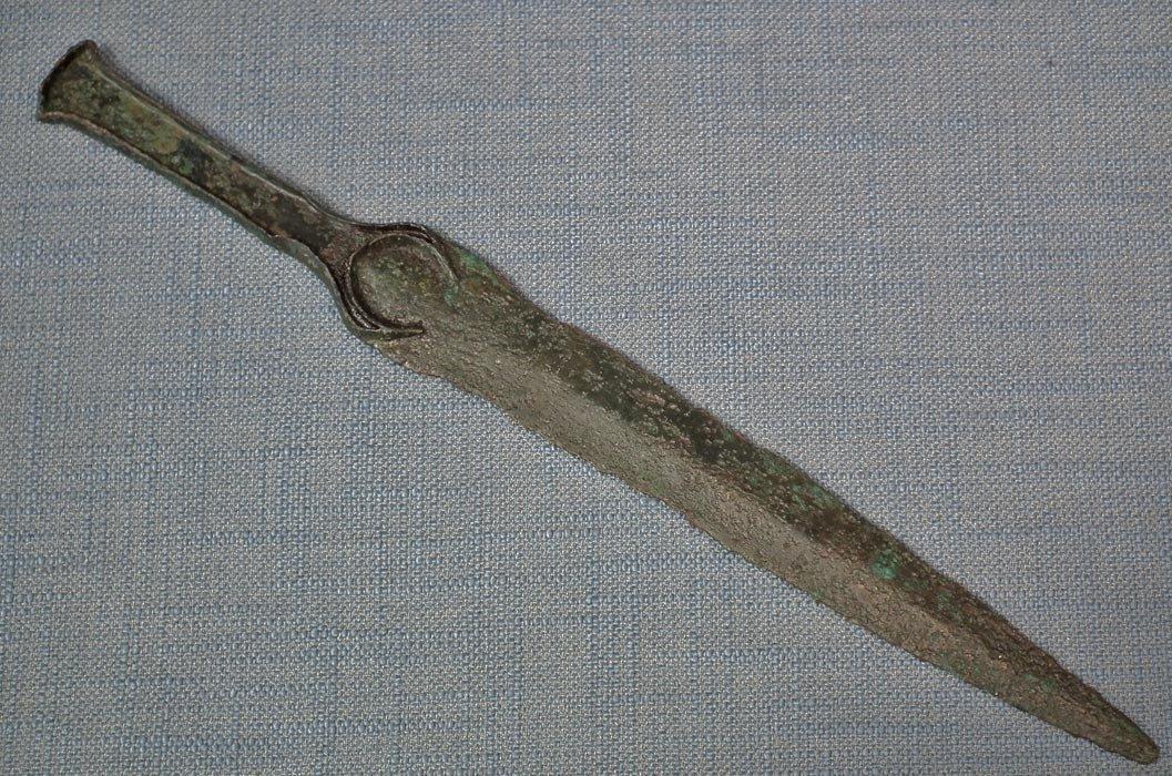 Ancient North-Western Asiatic Bronze Dagger Sword 14th -10th century B.C.