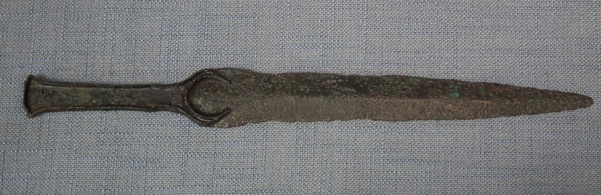 Ancient North-Western Asiatic Bronze Dagger Sword 14th -10th century B.C.