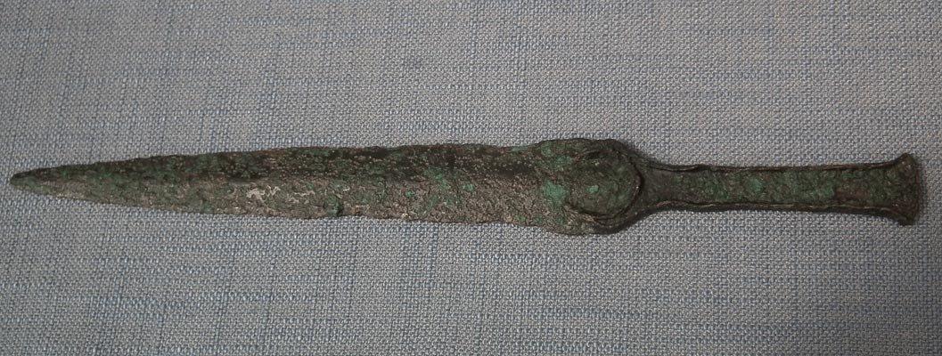 Ancient North-Western Asiatic Bronze Dagger Sword 14th -10th century B.C.