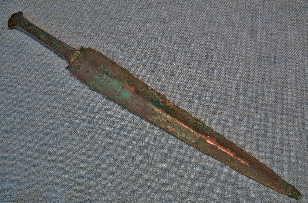 Ancient Western Asiatic Bronze Sword Dagger 1200-900 B.C