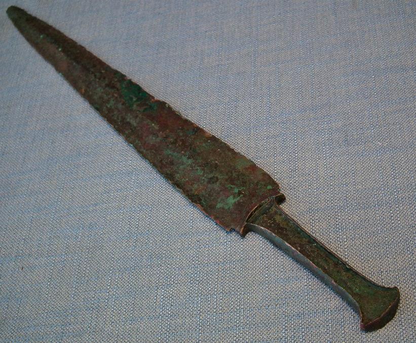 Ancient Western Asiatic Bronze Sword Dagger 1200-900 B.C