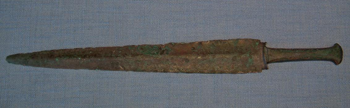 Ancient Western Asiatic Bronze Sword Dagger 1200-900 B.C