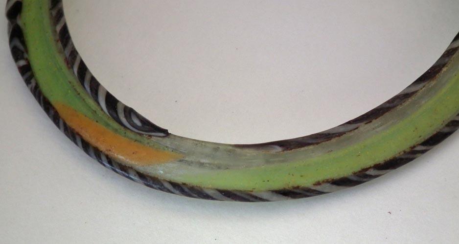 Ancient Roman Glass Bracelet Bangle 1st - 3rd Century AD
