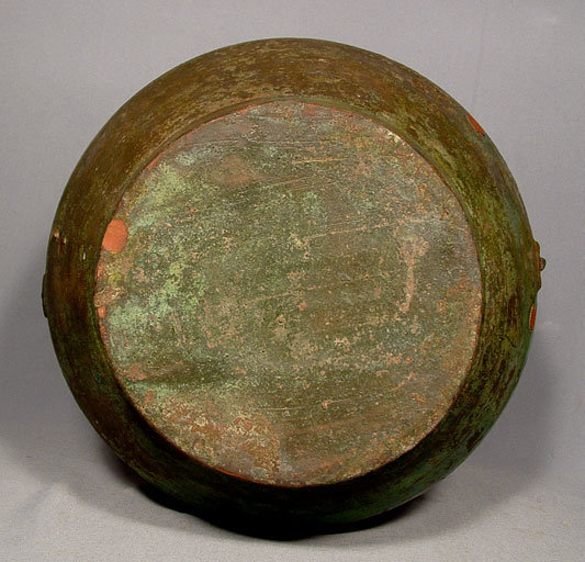 Ancient Chinese Ceramic Vase Hu, Han Dynasty