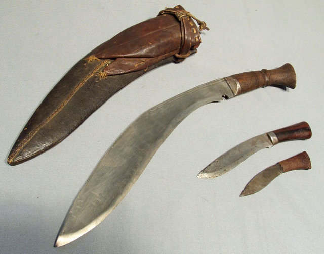 Antique Sword Kukri Knife Gurkhas, Nepal, 19th century