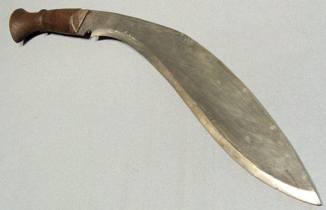 Antique Sword Kukri Knife Gurkhas, Nepal, 19th century