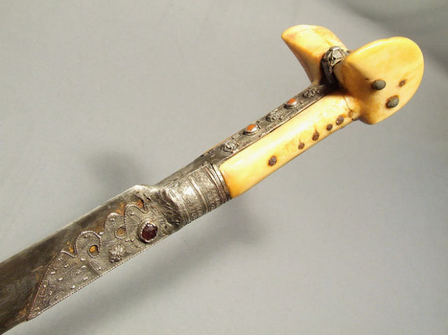 Antique Turkish Sword Yatagan, Ottoman, 18th -19th century