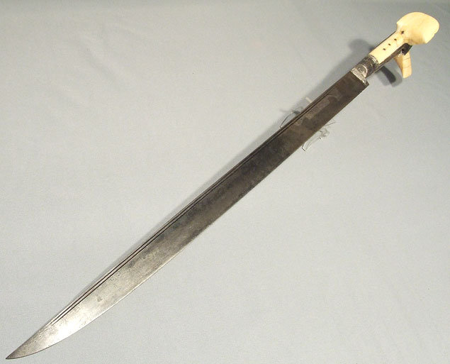 Antique Sword Yatagan Turkish, 18th-19th Century