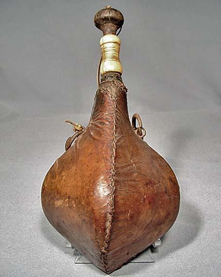 Antique 18th -19th century North African – Maghreb Algeria Morocco Islamic Arab Gun Powder Flask