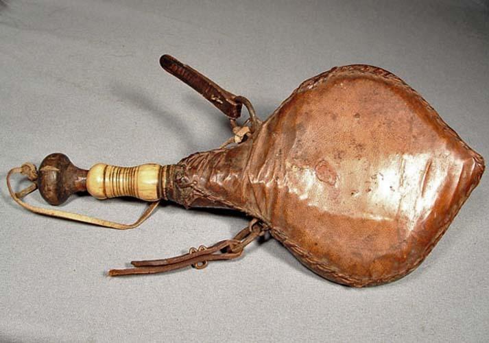 Antique 18th -19th century North African – Maghreb Algeria Morocco Islamic Arab Gun Powder Flask