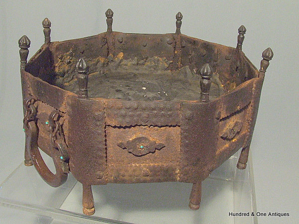 Antique Persian Safavid Islamic Brazier, 16th -17th Century