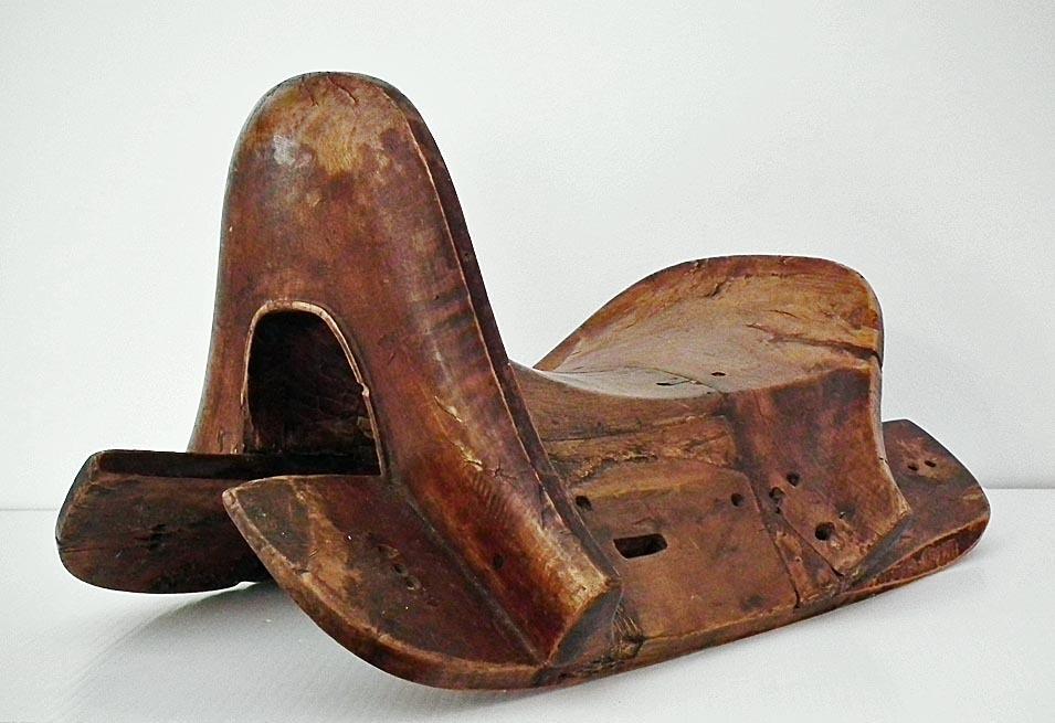 Antique Sino -Tibetan 18th - 19th century Chinese Tibetan Mongolian Horse Saddle