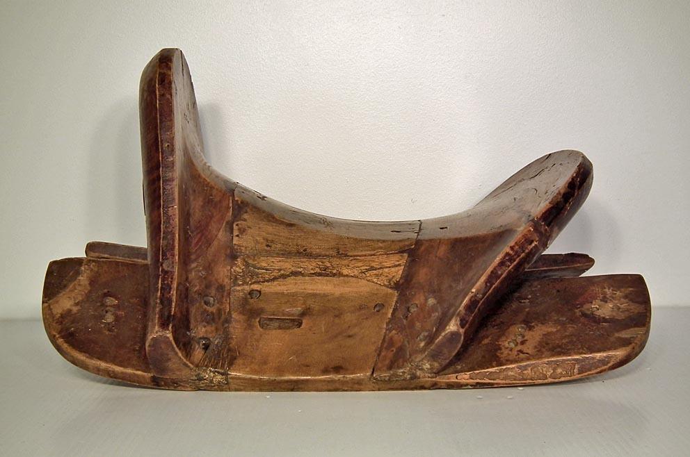 Antique Sino -Tibetan 18th - 19th century Chinese Tibetan Mongolian Horse Saddle