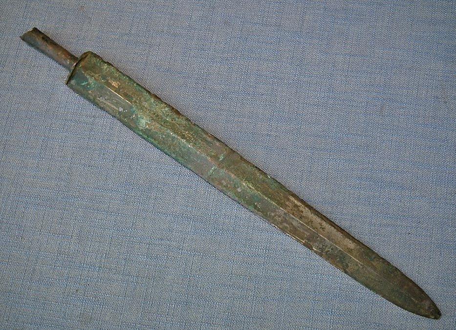 Ancient Chinese Bronze Sword Jian Warring States Period 475–221 BC