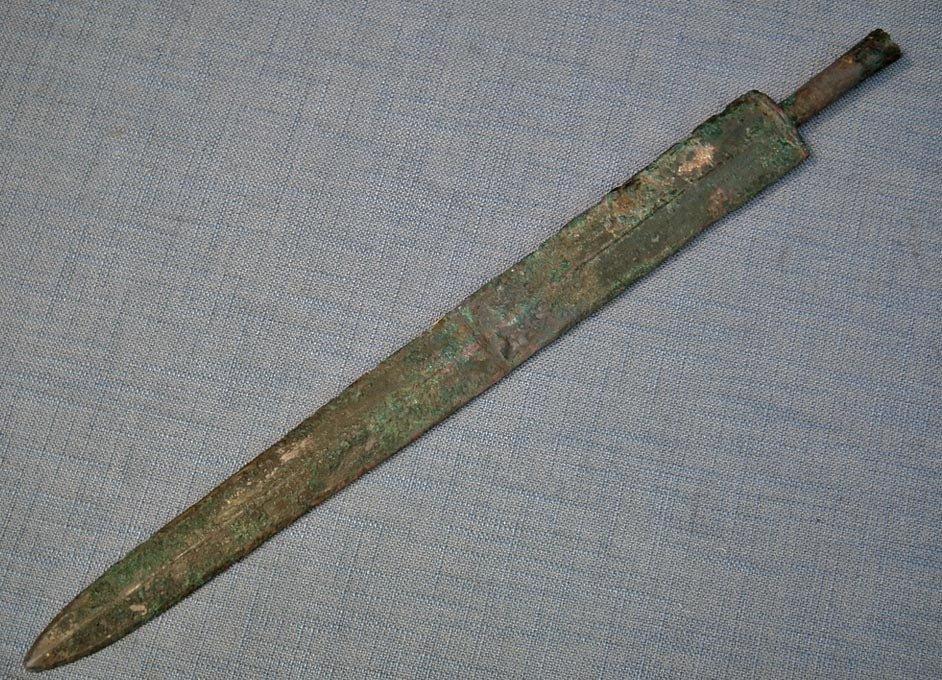 Ancient Chinese Bronze Sword Jian Warring States Period 475–221 BC