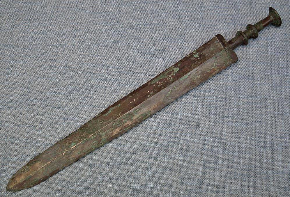 Ancient Chinese Jian Bronze Sword Warring States Period 475–221 BC
